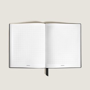 Gro&szlig;es Notizbuch aus Sartorial Leder, Karierte Seiten