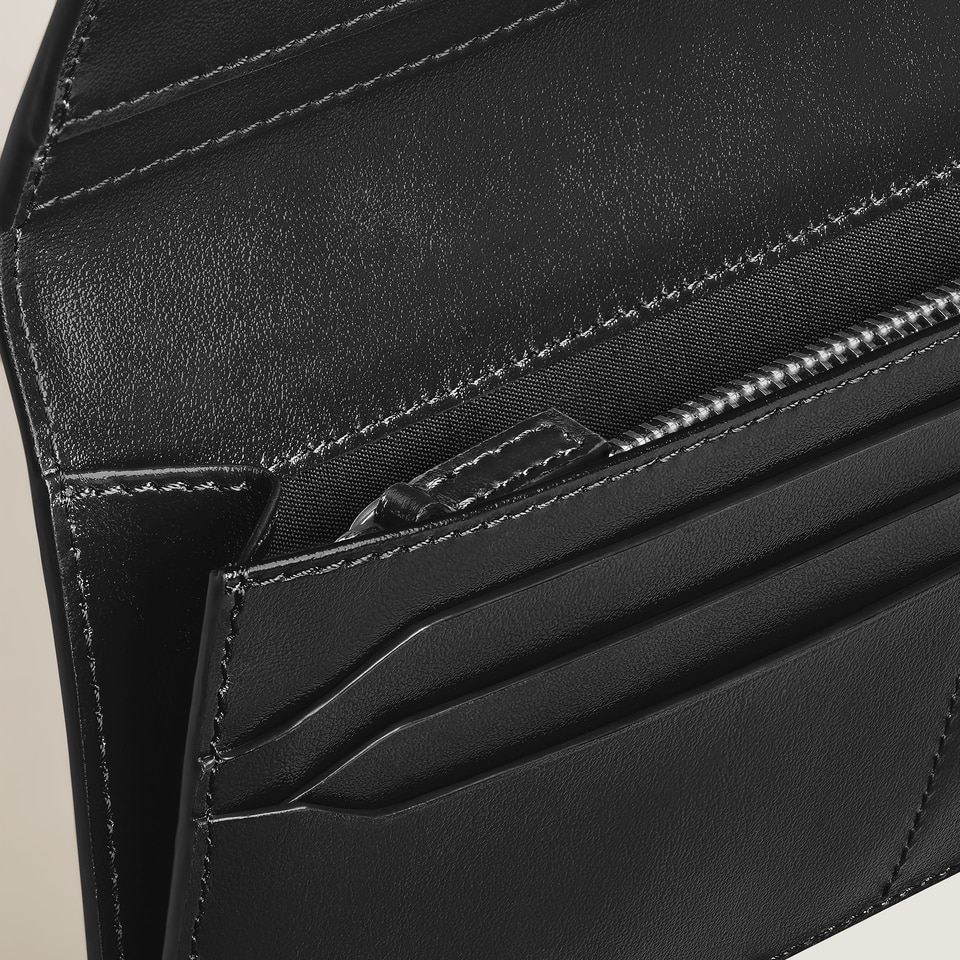 Long Wallet 14cc with Zip in Sartorial Leather - 6