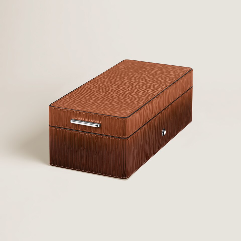 Pen Box in Corteccia Sfumato Leather - 5