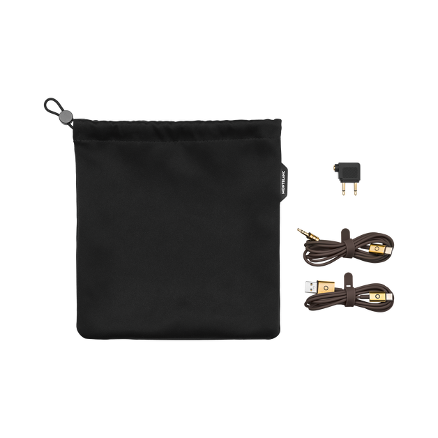 Brown Travel Set for Montblanc MB 01 Headphones - 1