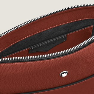 Vertical Belt Messenger Bag in Sartorial Leather