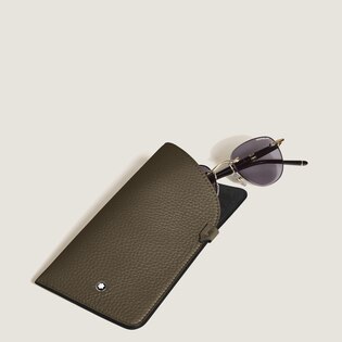 Eyewear Pouch in Grain Leather