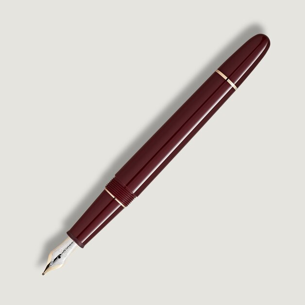 Meisterstück Burgundy Red Classique Fountain Pen - 7