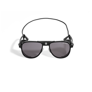 Squared Sunglasses with Black Metal Frame