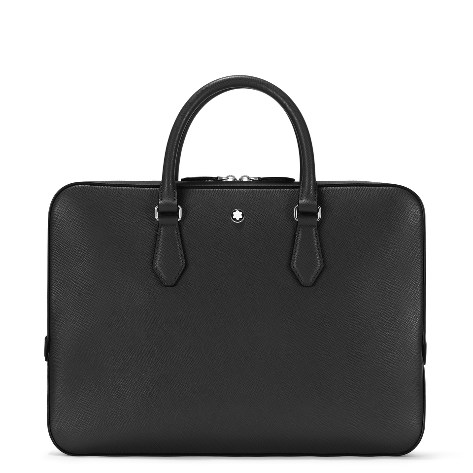 Thin Briefcase in Sartorial Leather - 1