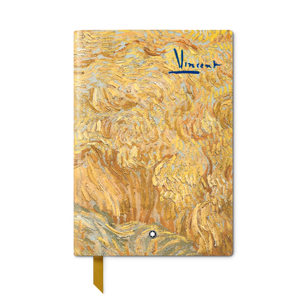 Notebook #146 small, Homage to Vincent Van Gogh, Yellow - Lined