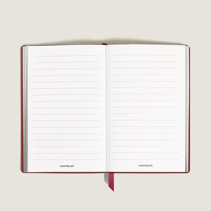 Notebook Large, Saffiano Leather, Red - Lined Pages