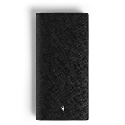 Portefeuille Long 14cc Zipp&eacute; en Cuir Sartorial