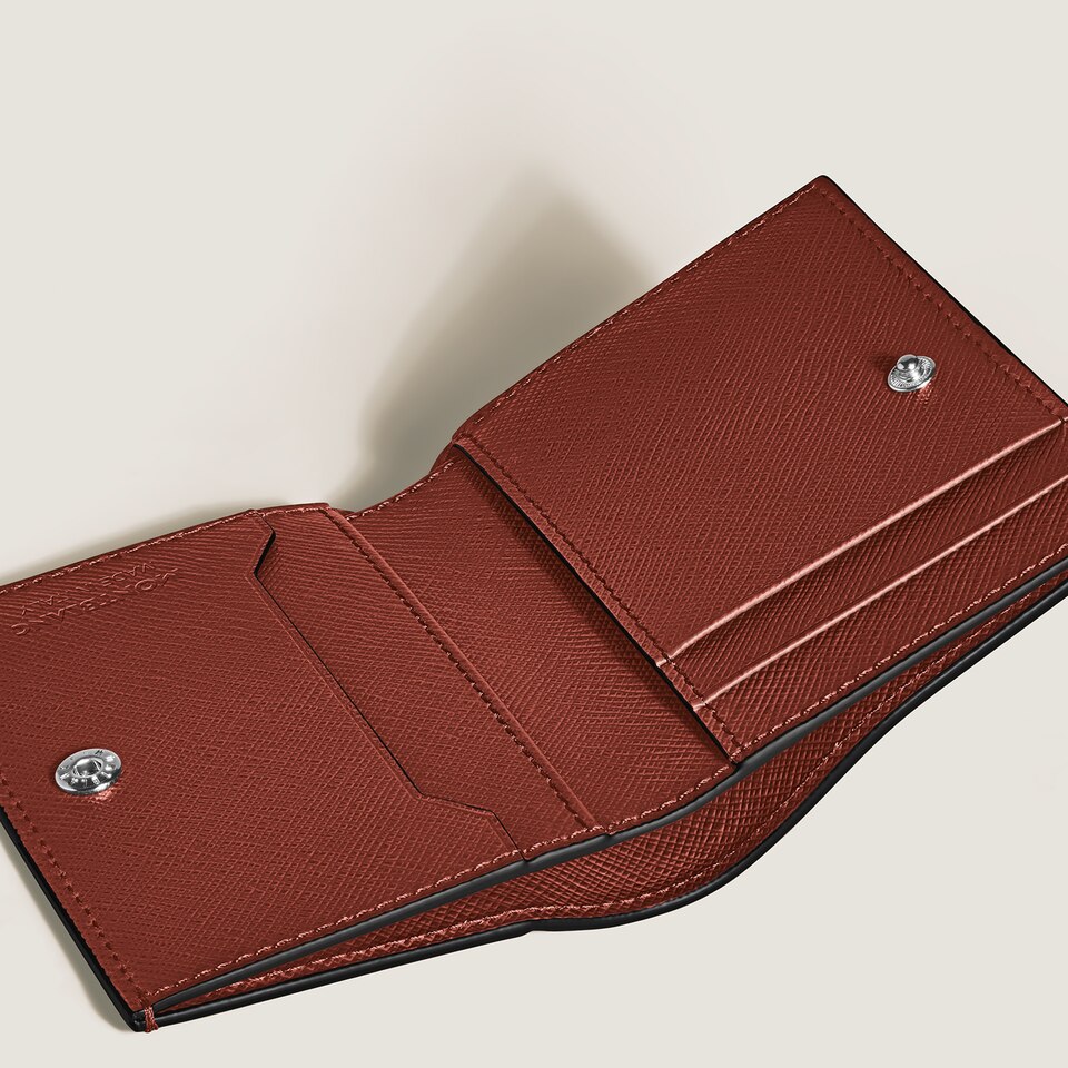 Mini Wallet 4cc in Sartorial Leather - 2