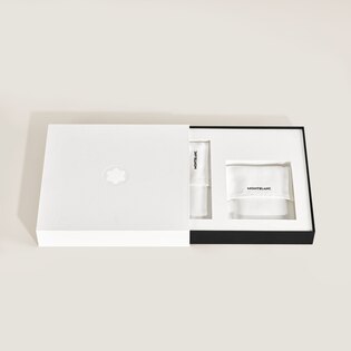 Set with PIX Black Ballpoint Pen & Card Holder 6cc in Meisterst&uuml;ck Leather