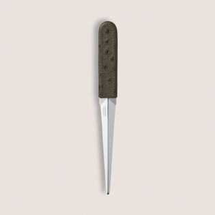 Letter Opener in Ostrich-Embossed Leather