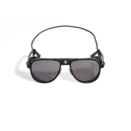 Squared Sunglasses with Black Metal Frame