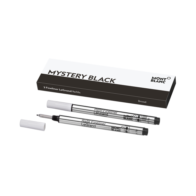 2x Recharges pour Feutre Fin Legrand, Mystery Black - 1