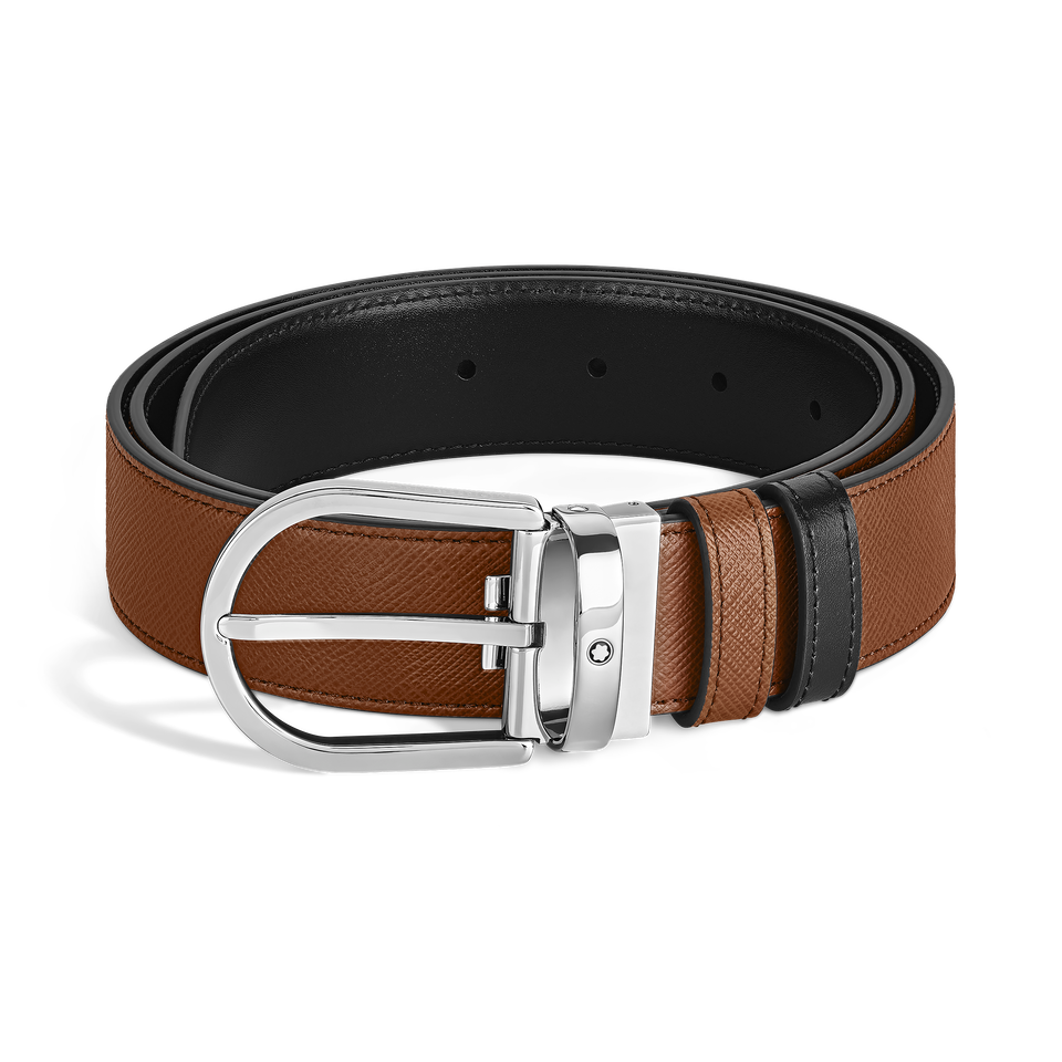 Horseshoe 35&nbsp;mm Reversible Belt in Sartorial Leather - 1