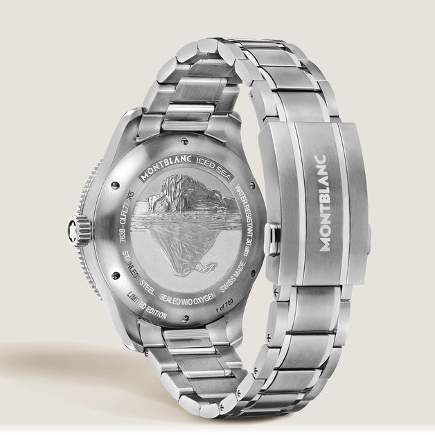 萬寶龍 Iced Sea 日期顯示自動腕錶 0 Oxygen 限量版 - 700 枚 - 4