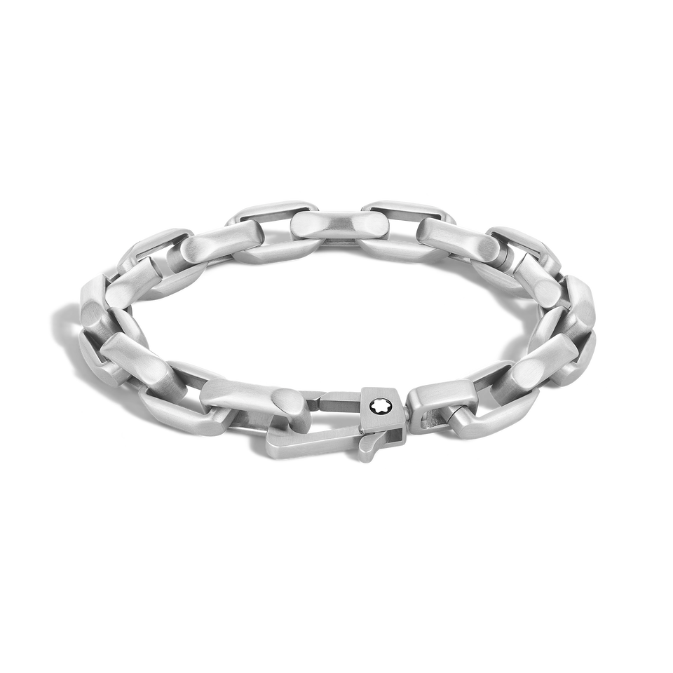 Bracelet in Steel with Octagonal Shaped Chain - 1