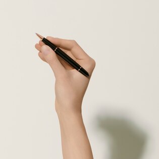 Meisterst&uuml;ck Rose Gold-Coated Classique Rollerball