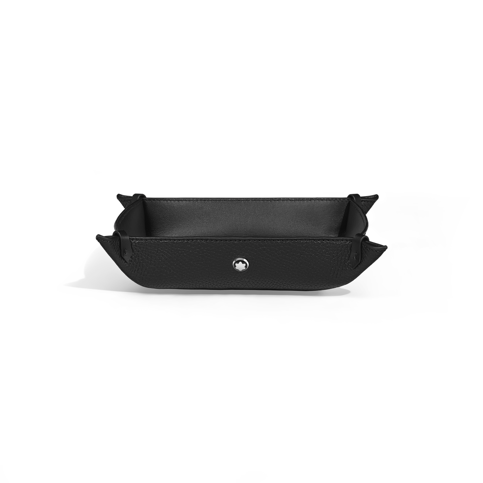 Medium Catch Tray in Grain Leather - 1