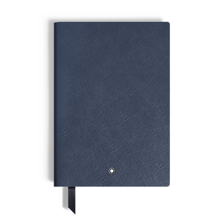 Medium Notebook in Sartorial Leather, Lined Pages
