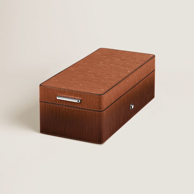 Pen Box in Corteccia Sfumato Leather - 5