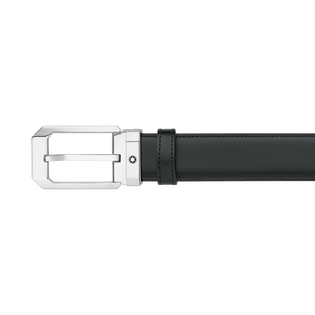 Rectangular 30&nbsp;mm Reversible Belt in Leather