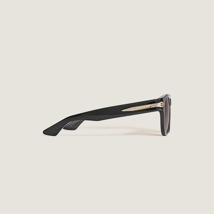 Squared Sunglasses with Black Acetate Frame