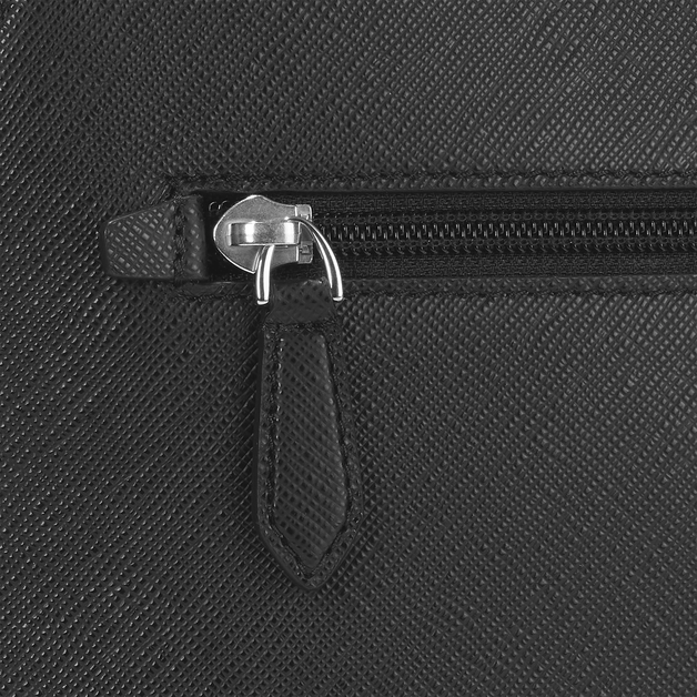 Medium Backpack with 3 Compartments in Sartorial Leather - 9
