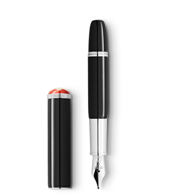 Pluma Estilográfica Montblanc Heritage Rouge et Noir "Baby" Edición Especial Negra - 1