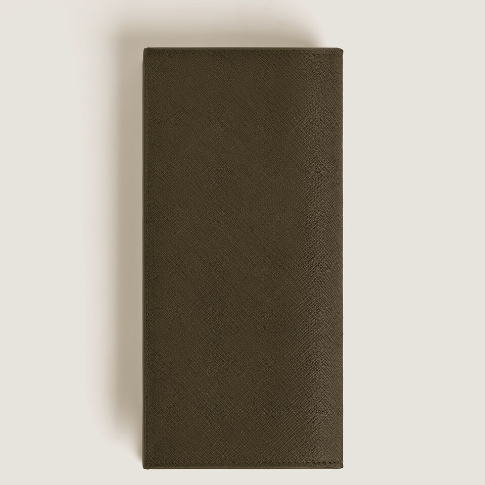 Long Wallet 14cc with Zip in Sartorial Leather - 5