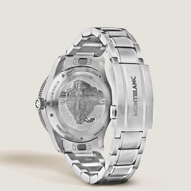 萬寶龍 Iced Sea 日期顯示自動腕錶 0 Oxygen 特別版 - 5