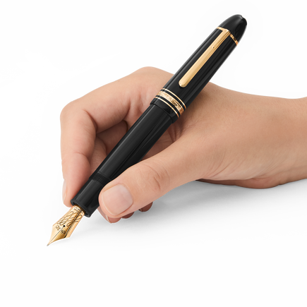 Meisterst&uuml;ck Gold-Coated 149 Calligraphy Fountain Pen Curved Nib