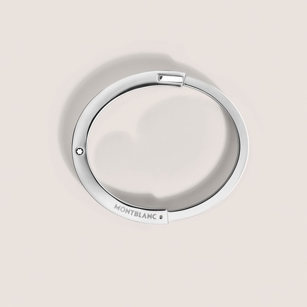 Bangle in Steel with Extreme Pattern