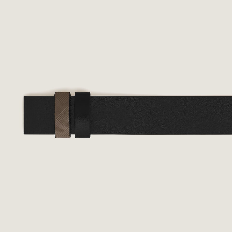 Noisette Extreme 3.0/black Meisterst&uuml;ck 30mm reversible leather strap - 3