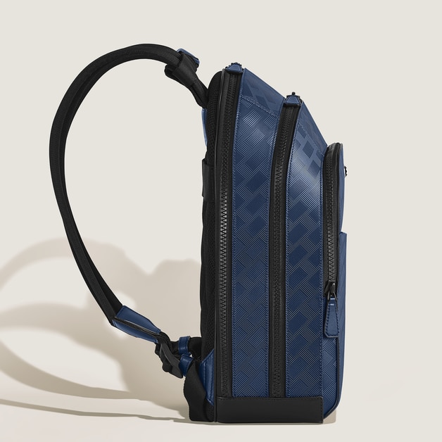 Large Backpack with 3 Compartments in Extreme Leather - 4