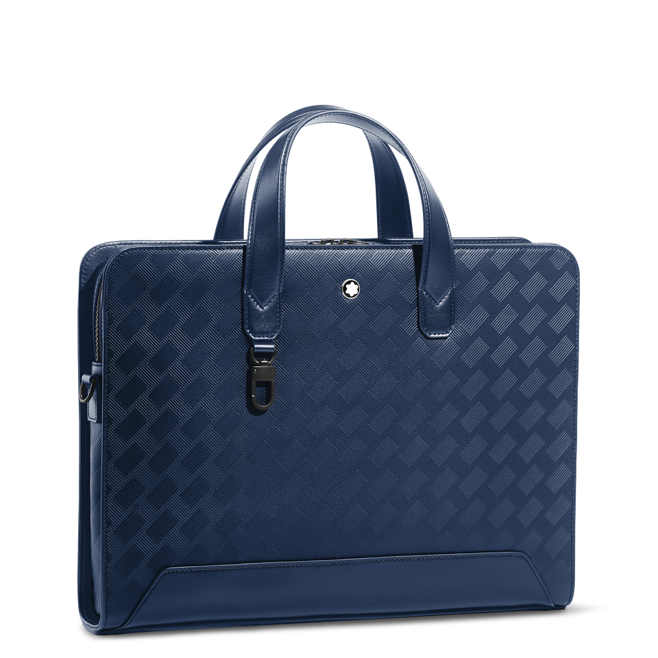 Thin Briefcase in Extreme Leather - 3
