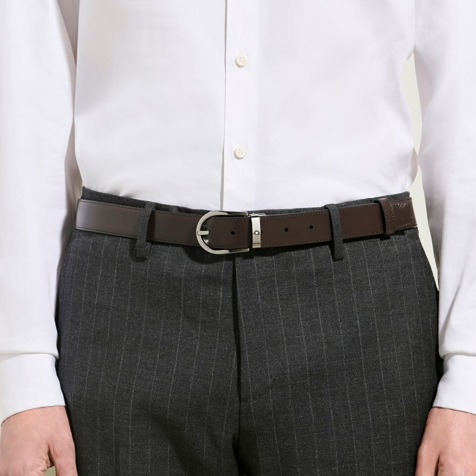 Horseshoe 30&nbsp;mm Reversible Belt in Meisterst&uuml;ck Leather - 4