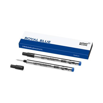 2 Rollerball LeGrand Refills, Royal Blue - Medium