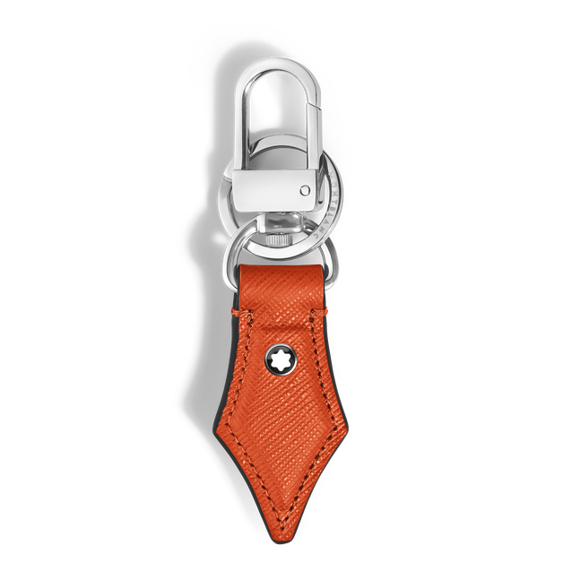 Porte-Cl&eacute;s Plume en Cuir Sartorial - 1