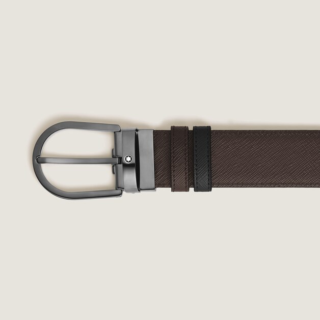 Horseshoe 35&nbsp;mm Reversible Belt in Sartorial Leather - 3