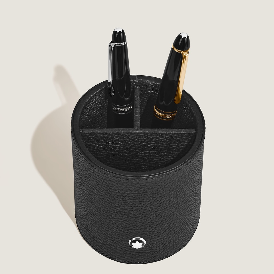 Pen Holder in Grain Leather - 2