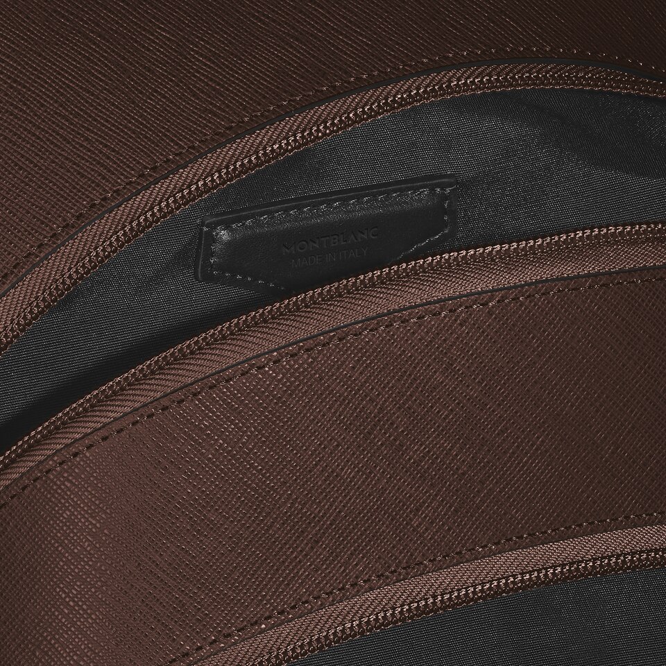 Medium Backpack with 3 Compartments in Sartorial Leather - 4