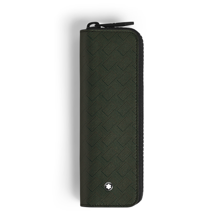 1-Pen Pouch with zip in Extreme Leather