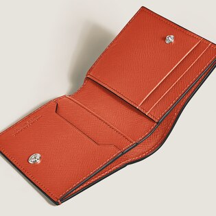 Mini Brieftasche 4 cc aus Sartorial Leder