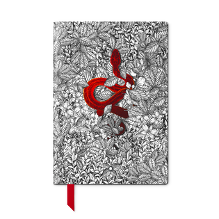 Medium Notebook, The Legend of Zodiacs, The Snake, Lined Pages