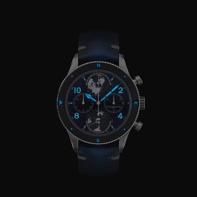 Montblanc&nbsp;1858 Geosphere Chronograph&nbsp;0 Oxygen Edici&oacute;n Limitada&nbsp;-&nbsp;290&nbsp;piezas - 6