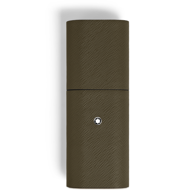 &Eacute;tui pour 2&nbsp;Instruments d'&Eacute;criture en Cuir Sartorial - 1