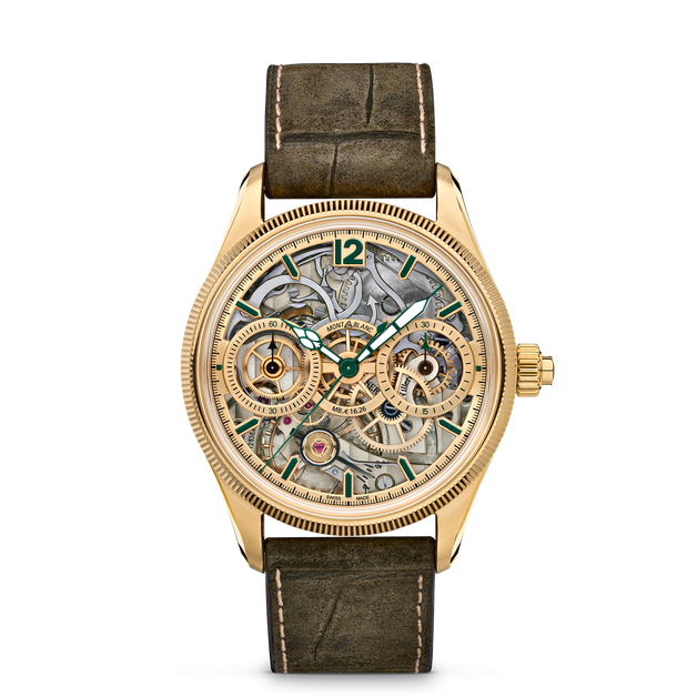 Montblanc 1858 The Unveiled Secret Minerva Monopusher Chronograph Limited Edition - 18 pièces - 1