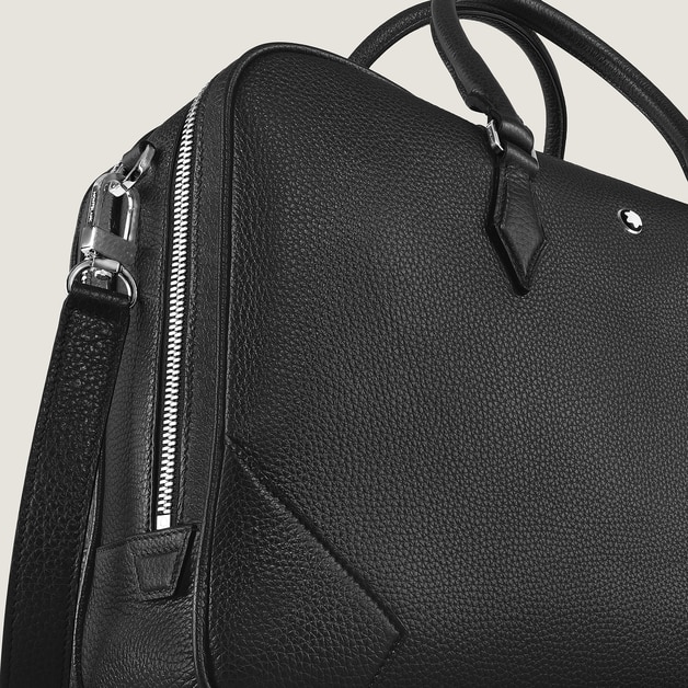 大型公事包，粒面皮革 - 3