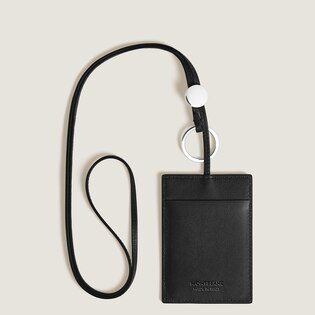 Card Holder 3cc with Strap in Grain Leather