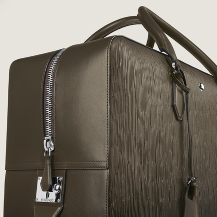 Borsa Weekender 45 in Pelle Corteccia Sfumato